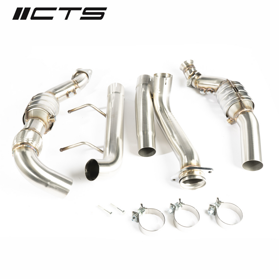 CTS TURBO FORD RAPTOR ECOBOOST 3.5L HIGH-FLOW CAT DOWNPIPES