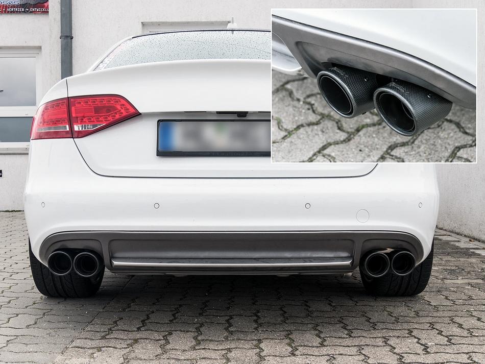 EGO-X BULL-X VALVED CATBACK EXHAUST SYSTEM 3" - AUDI A4, A5, S4, S5 B8 1.8-3.0 TFSI (with ECE)