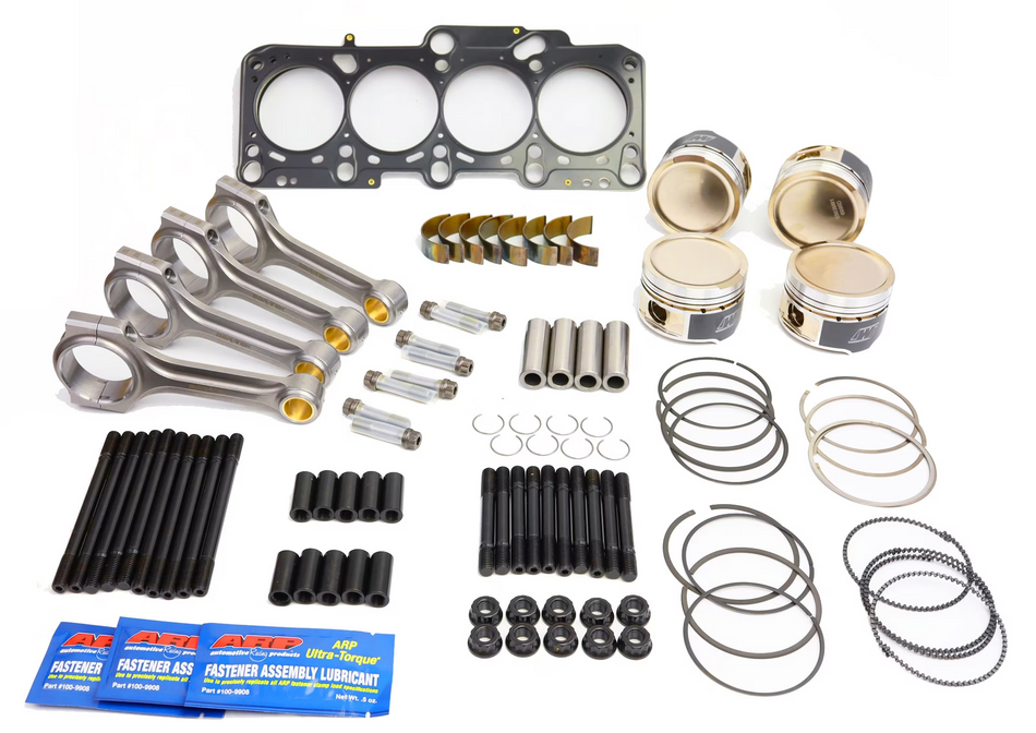 1.8T 20V AEB Forged Pistons & Steel Connecting Rod High Boost ULTI Kit Wiseco & BAR-TEK®