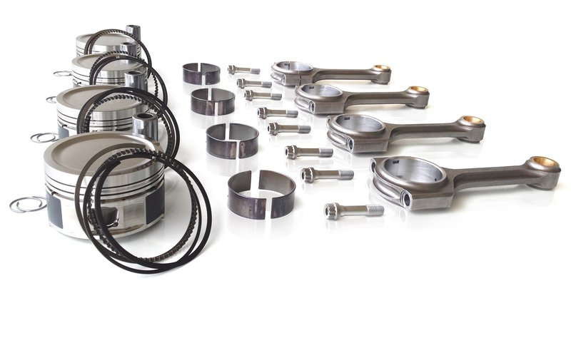 2.0 TFSI EA113 Forged Pistons & Steel Connecting Rod Set JE & BAR-TEK®