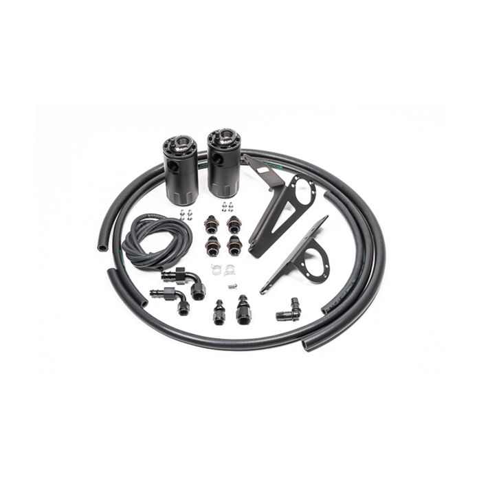 Radium Engineering Dual Catch Can Kit - Honda S2000 00-05 LH Driver Only Fluid Lock