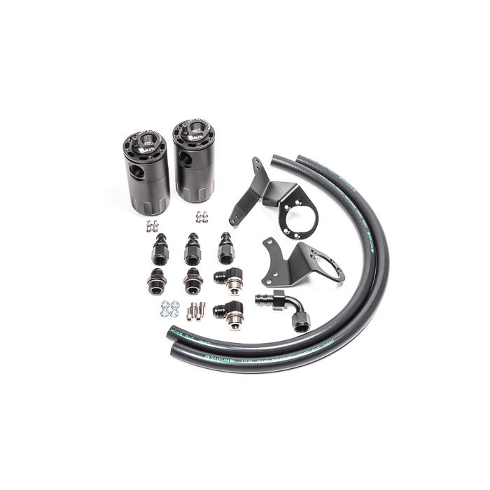 Radium Engineering Dual Catch Can Kit - Ford Mustang GT 11-14 Fluid Lock