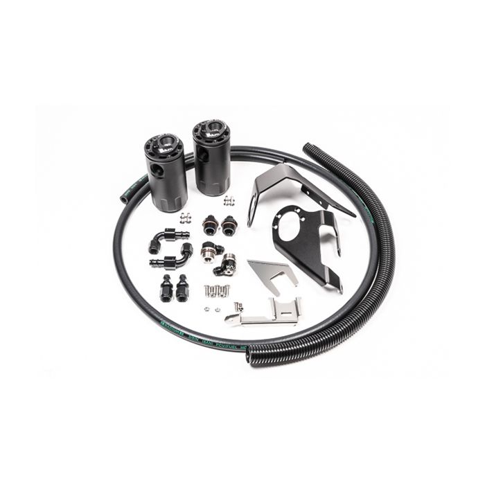 Radium Engineering Dual Catch Can Kit - Nissan 370Z Fluid Lock