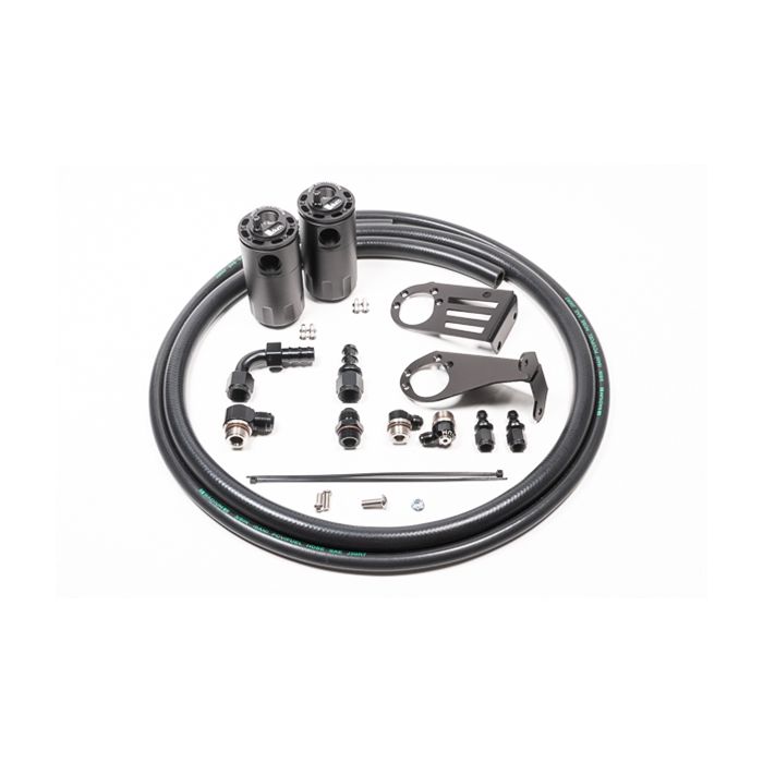 Radium Engineering Dual Catch Can Kit - Nissan S15 Silva / 200SX Fluid Lock