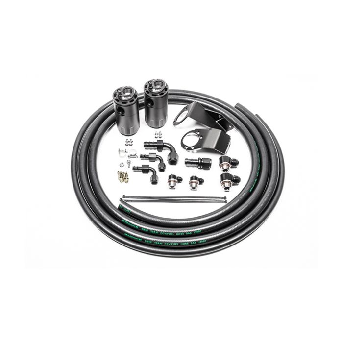 Radium Engineering Dual Catch Can Kit - Nissan S13 Fluid Lock