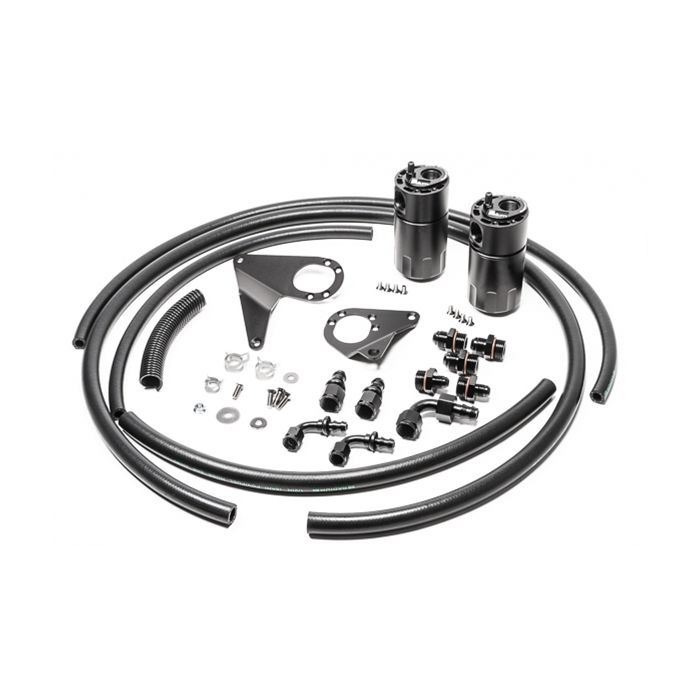 Radium Engineering Dual Catch Can Kit - Mitsubishi EVO X Fluid Lock