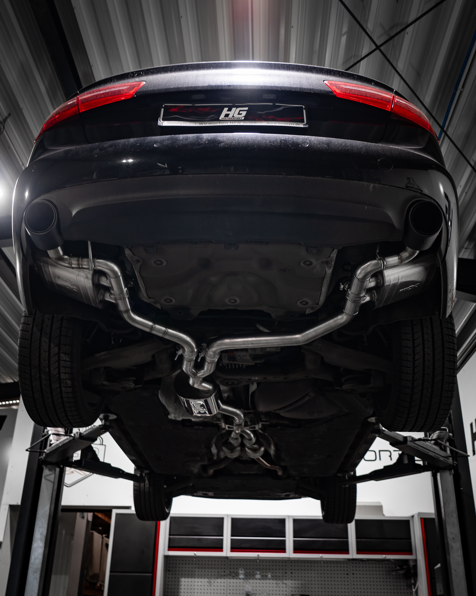 Bull-X Valved Catback Exhaust System 3" - Audi A6, A7 3.0 TFSI (with ECE) 