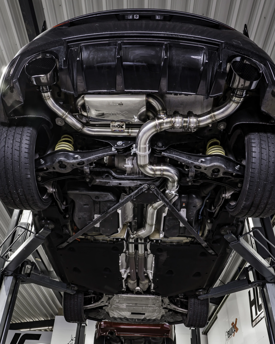 Ego-X Catback Exhaust System 3,5" - Audi RS3 8V, TTRS 8S Facelift OPF 400HP (ECE-hyväksynnällä)