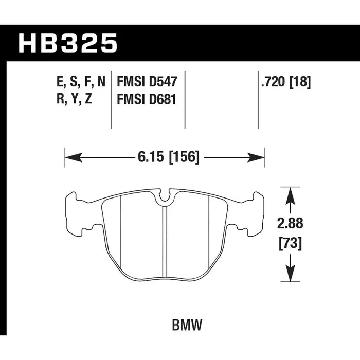 HAWK Brake Pads HPS