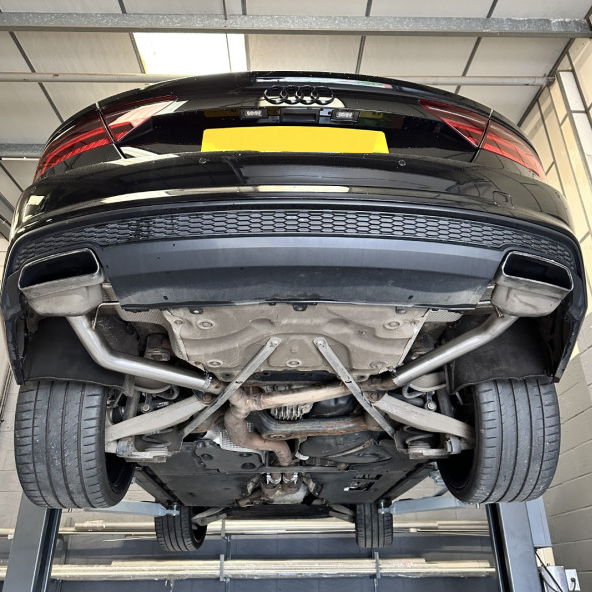Rear Muffler Delete - Audi A7 3.0 Bi-TDi