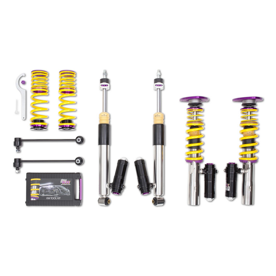 KW V3 Clubsport Coilover Suspension - Audi A3 8V, Seat Leon 5F, VW Golf MK7