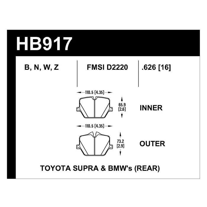 HAWK Brake Pads DTC-30 Motorsports
