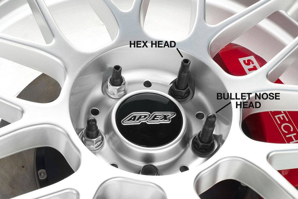 APEX M12 x 1,5mm BMW 5-pulttinen pinnapultti- ja mutterisarja