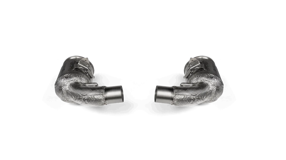 AKRAPOVIC Link Pipe Set with Cat (SS) PORSCHE 911 Turbo / Turbo S / Cabriolet / Sport Classic (992) 2020-2024