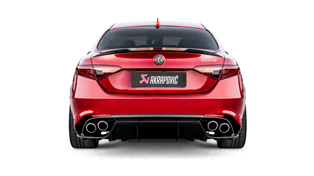 AKRAPOVIC Slip-On Line (Titanium) ALFA ROMEO Giulia Quadrifoglio