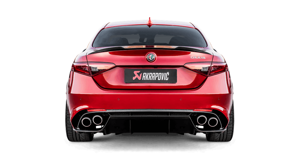 AKRAPOVIC Slip-On Line (Titanium) - ALFA ROMEO Giulia Quadrifoglio 2018-2020