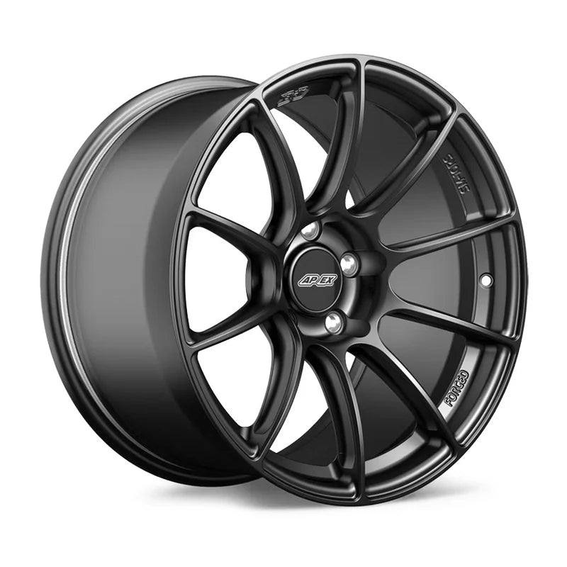Apex SM-10RS Forged Alloy Wheel 18x10.5 ET44 5x114 Satin Black 60.1mm CB