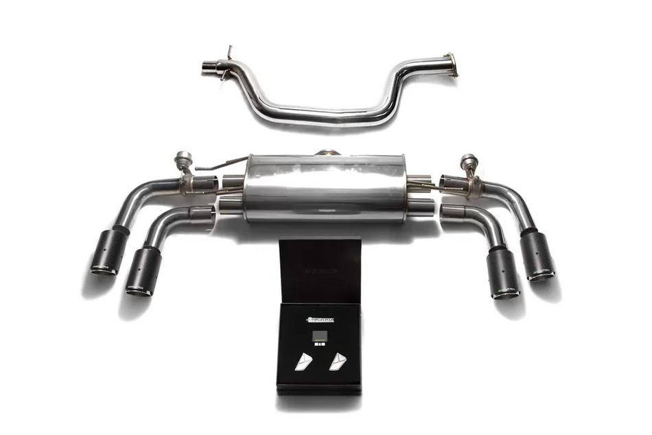 Armytrix Valvetronic Exhaust System Audi TT MK2 8J Coupe 1.8 2.0 TFSI 2WD 2006-2014