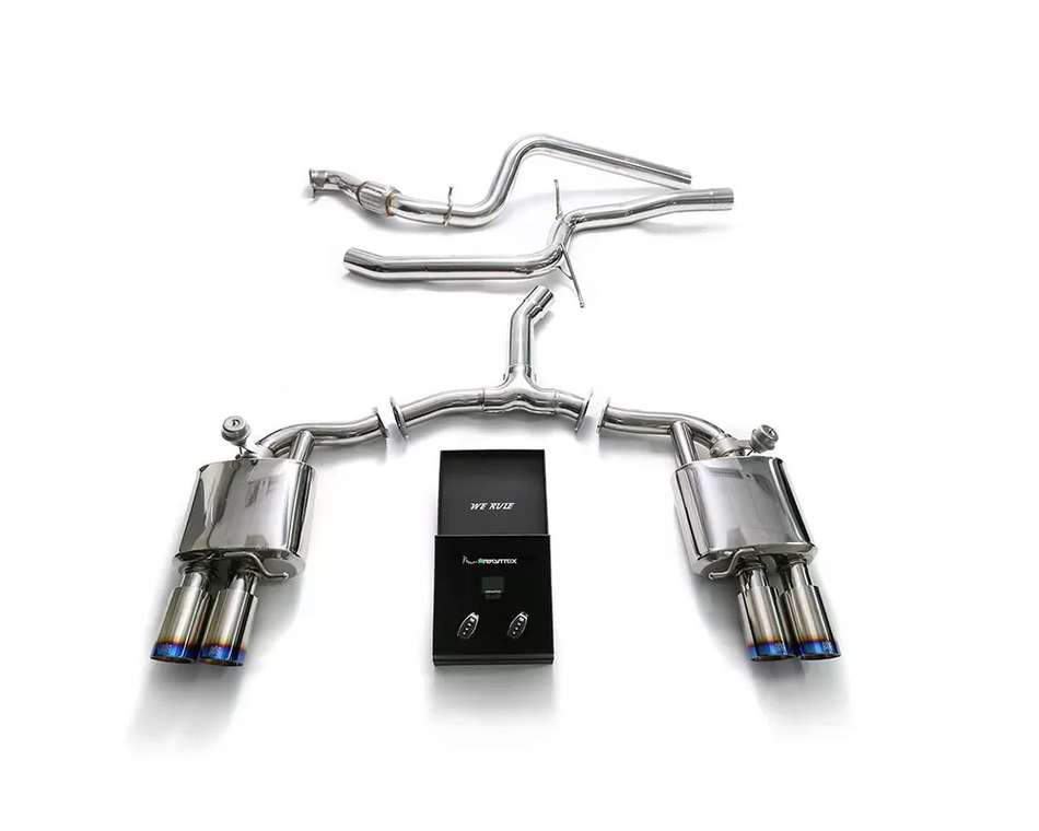 Armytrix Valvetronic Exhaust System - Audi A4 Avant B9 2.0 TFSI 2WD Non-OPF 2016-2021