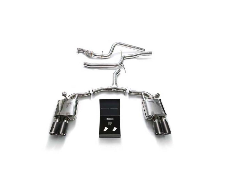 Armytrix Stainless Steel Valvetronic Exhaust System Audi A4 (B9) 2.0 TFSI Sedan, Avant 2WD Non-OPF 2021+