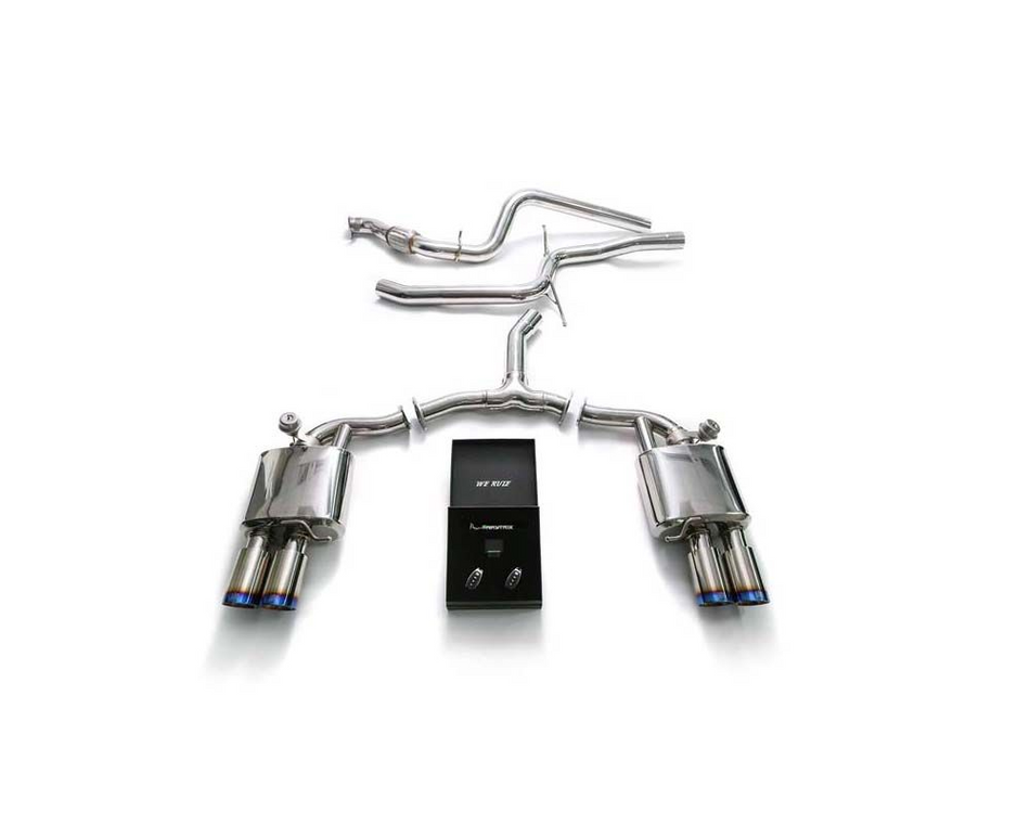 Armytrix Stainless Steel Valvetronic Exhaust System Audi A4 (B9) 2.0 TFSI Sedan, Avant 2WD Non-OPF 2021+