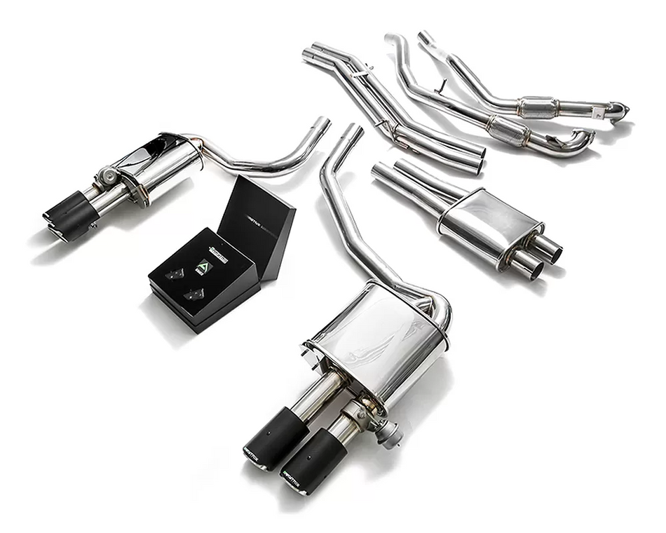 Armytrix Valvetronic Exhaust System - Audi B9 S4/S5 3.0L V6 Turbo Non-OPF 2017+