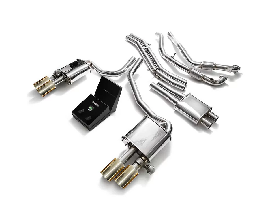 Armytrix Valvetronic Exhaust System - Audi B9 S4/S5 3.0L V6 Turbo Non-OPF 2017+