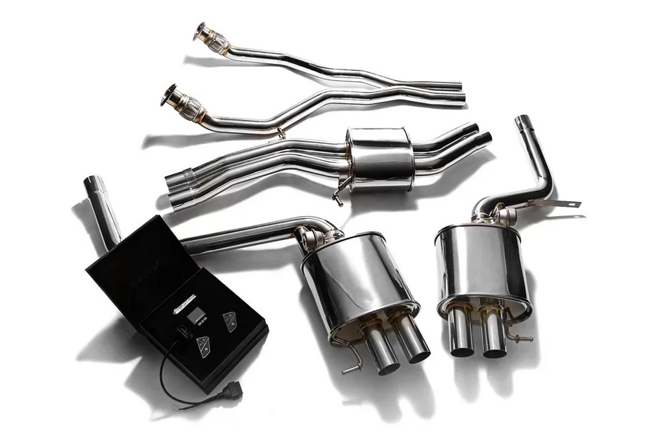 ARMYTRIX Stainless Steel Valvetronic Catback Exhaust System w/Wireless Remote Control - Audi RS5 B8 4.2L V8 FSI 2011-2016