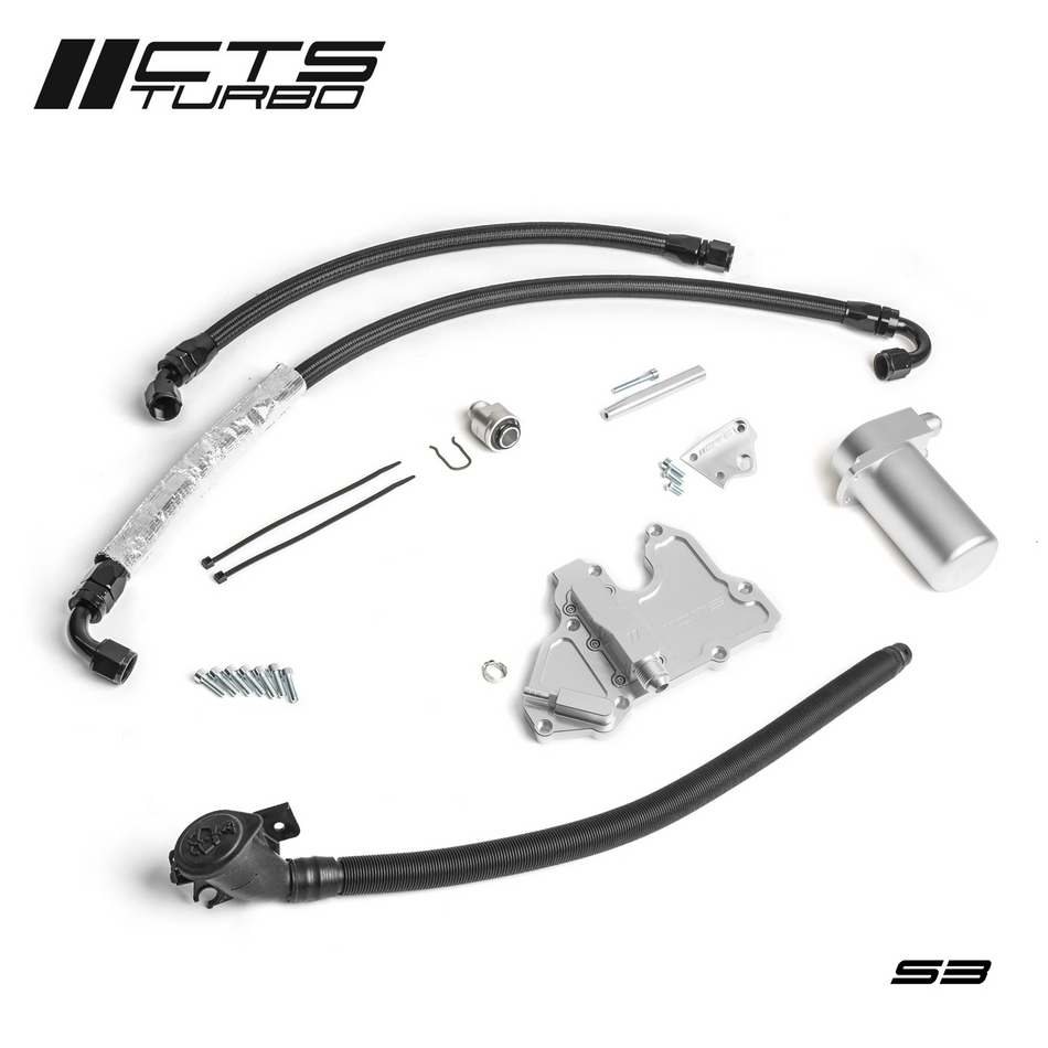 CTS Turbo Mk7 Golf R / 8V S3 Catch Can Kit