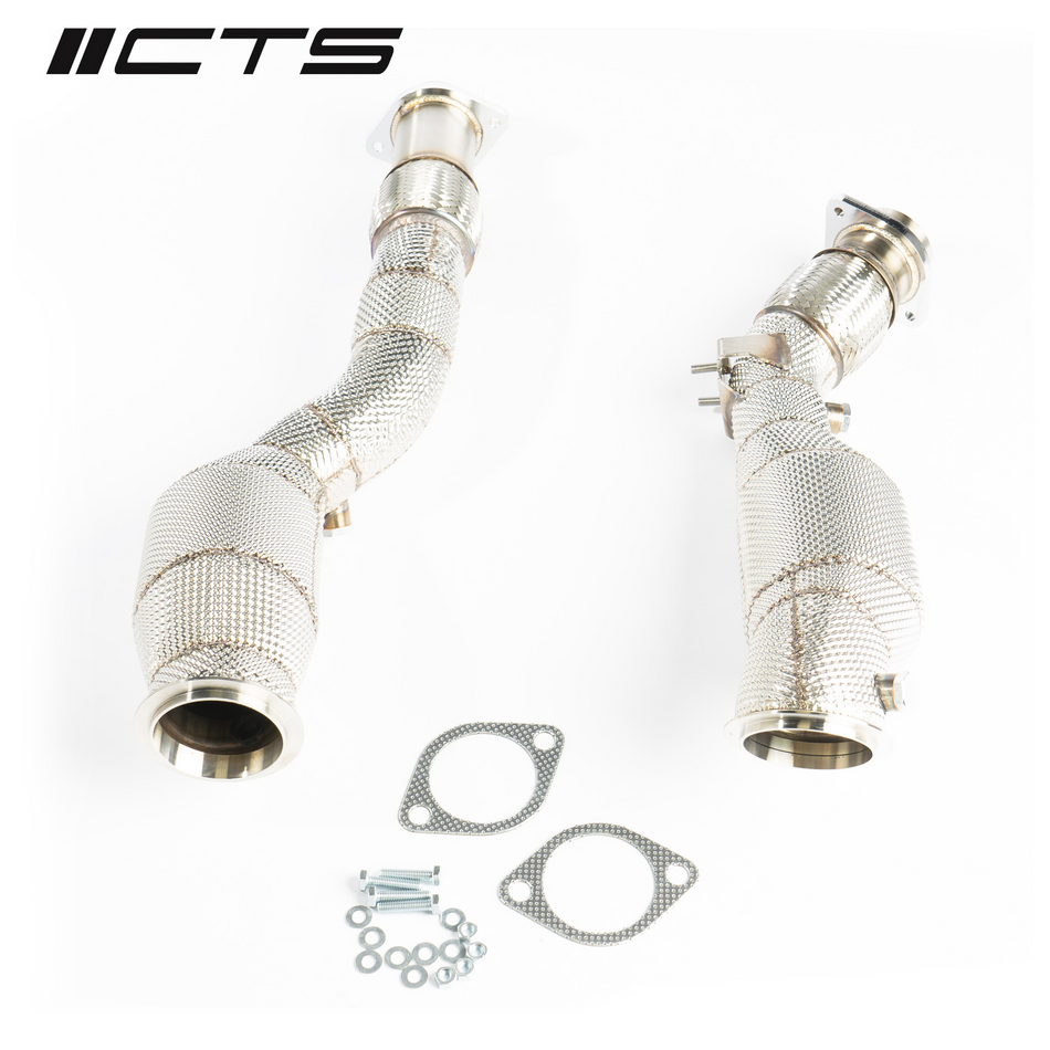 CTS Turbo Downpipe BMW S58 F97/G01 - X3M, X3MC & F98, G02 X4M, X4MC