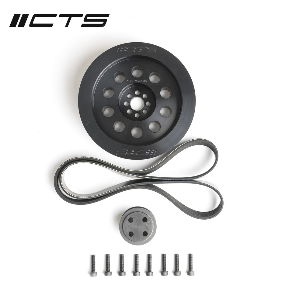 CTS Turbo 3.0T V6 Dual Pulley Upgrade Kit (Bolt-on, 180mm/187mm/192mm)