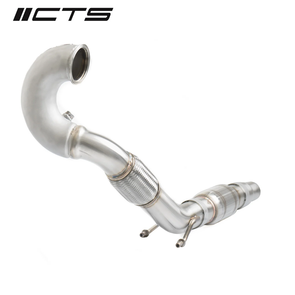 CTS Turbo MQB FWD High Flow Cat Downpipe (MK7/MK7.5 Golf, GTI, GLI, A3)