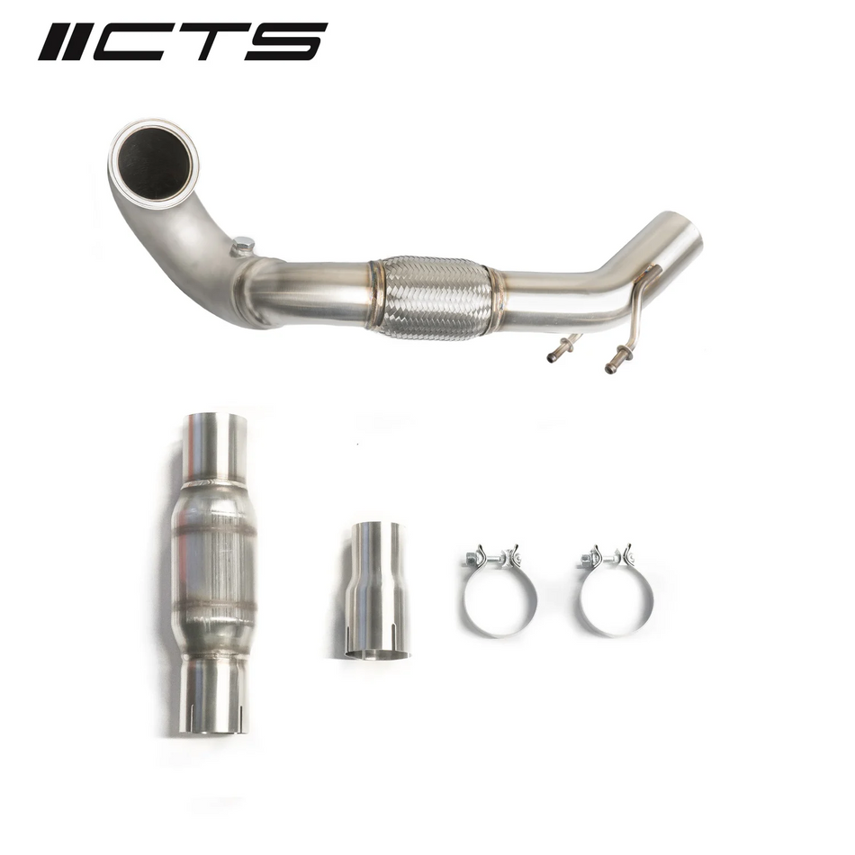 CTS Turbo MQB FWD High Flow Cat Downpipe (MK7/MK7.5 Golf, GTI, GLI, A3)