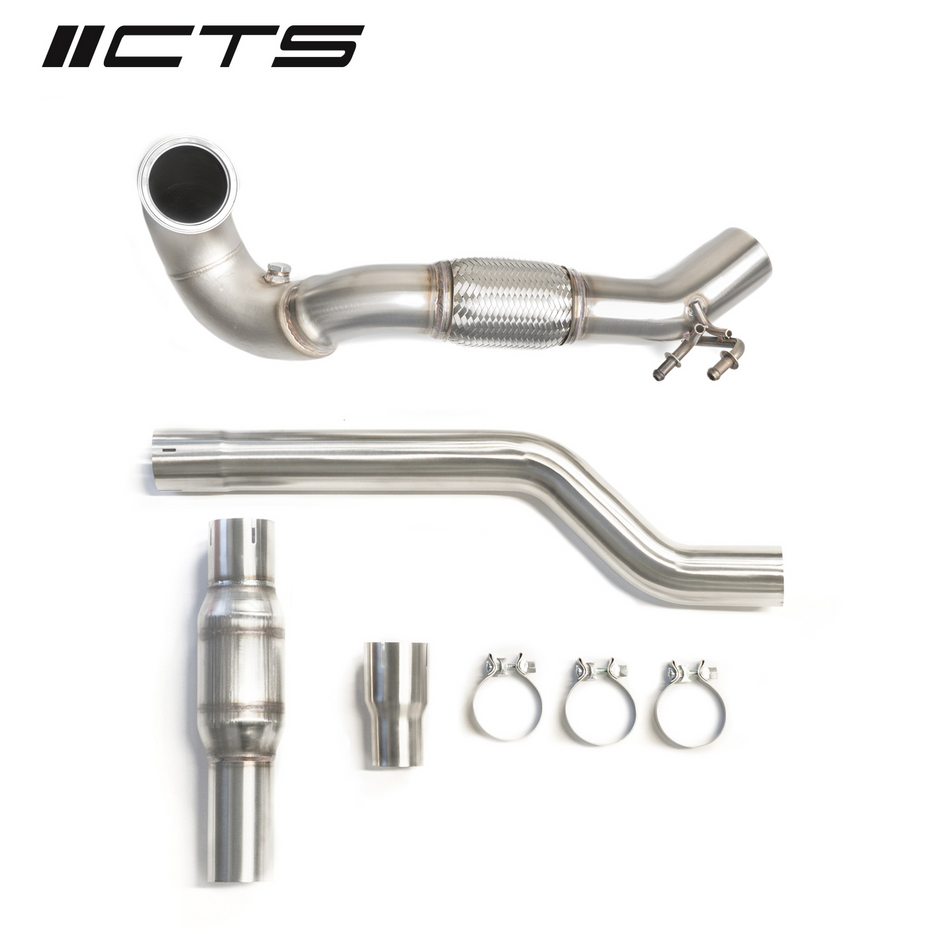 CTS Turbo MQB VW Tiguan &amp; Audi Q3 AWD 1.8T/2.0T High-Flow Cat (2017+)