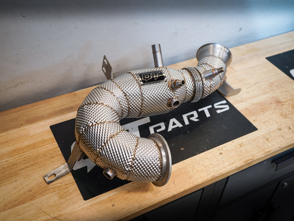 QT Downpipe Mercedes AMG 3.0T OPF (CLS43, CLS53, E53, GT43, GT50, GT53) 