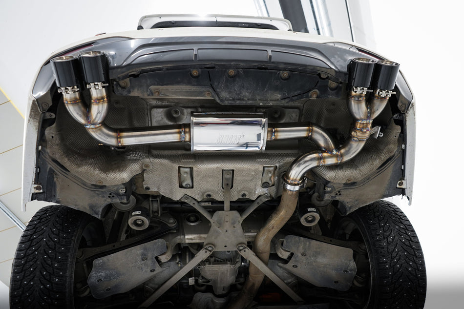 QT Precision Line - Valved Axleback BMW G30 545e