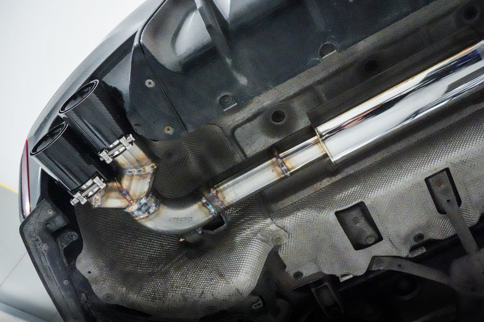 QT Precision Line - Catback Race Läppäohjauksella BMW G30 530e