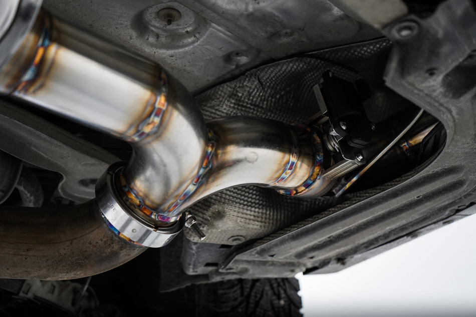 QT Precision Line - Axleback Läppäohjauksella BMW G05 X5 50e