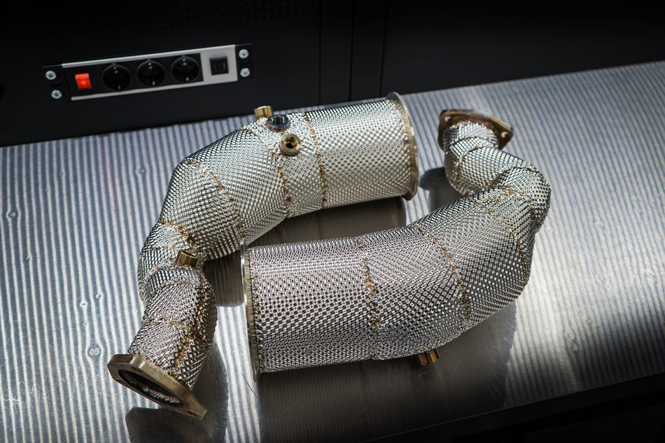 QT Downpipe Porsche Cayenne Turbo S E-Hybrid