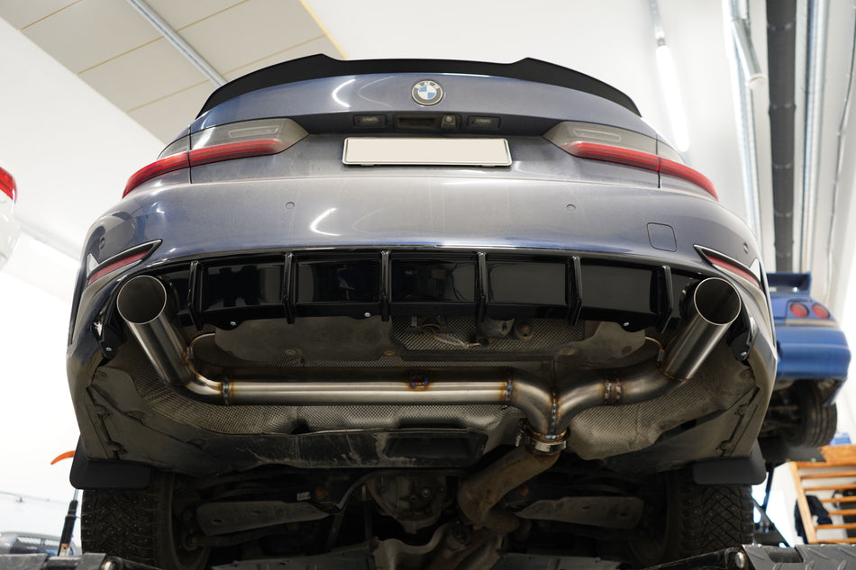 QT Race Line Muffler Delete - BMW G20/G21 320e & 330e