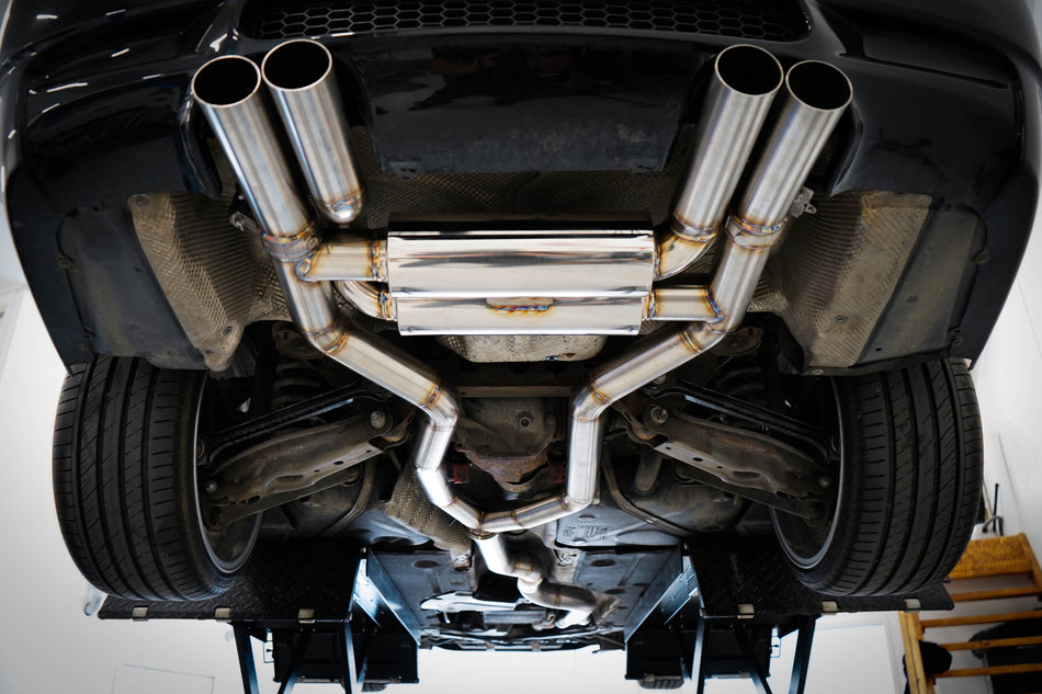 QT Precision Line - Catback Race Läppäohjauksella BMW E9X 335i N54