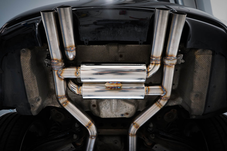 QT Precision Line - Catback Race Läppäohjauksella BMW E9X 335i N54