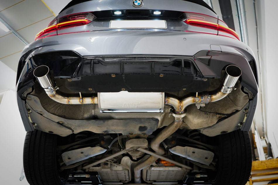 QT Precision Line Axleback Valved - BMW G20/G21 320e & 330e