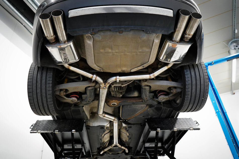 QT Precision Line Catback Valved - Audi S5 B8 V8