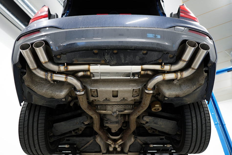 QT Precision Line Axleback Valved - BMW G30 M550i / F10 550i
