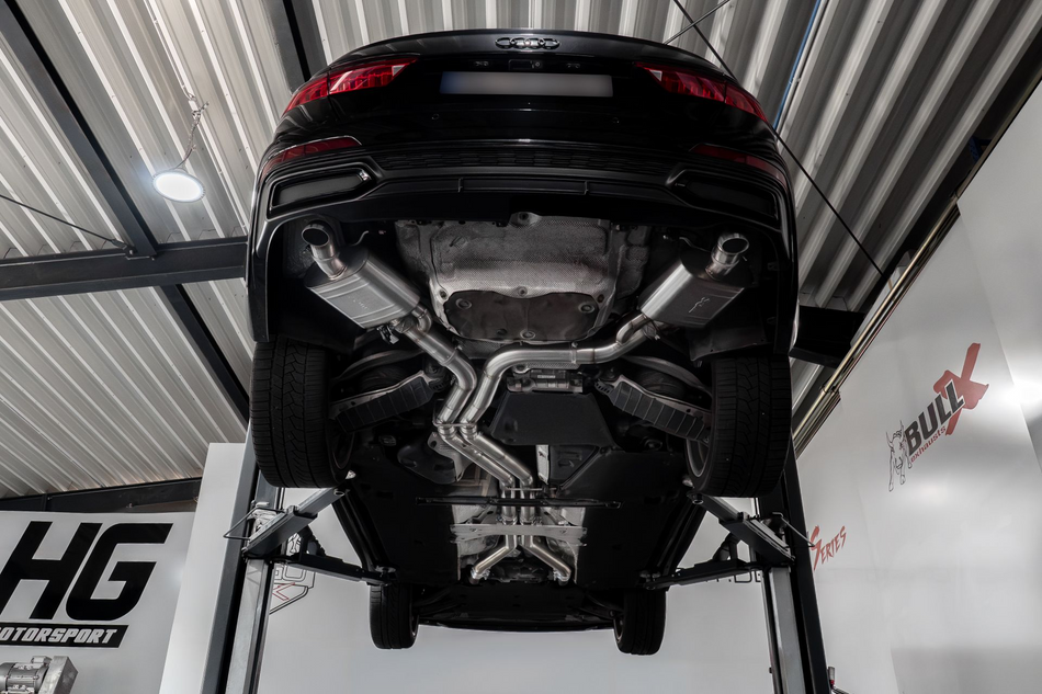 Bull-X Valved Catback Exhaust System 3" - Audi A6/A7 C8 55 TFSI Mild-Hybrid quattro 3.0 TFSI V6 250 kW / 340 PS (ECE-hyväksynnällä)