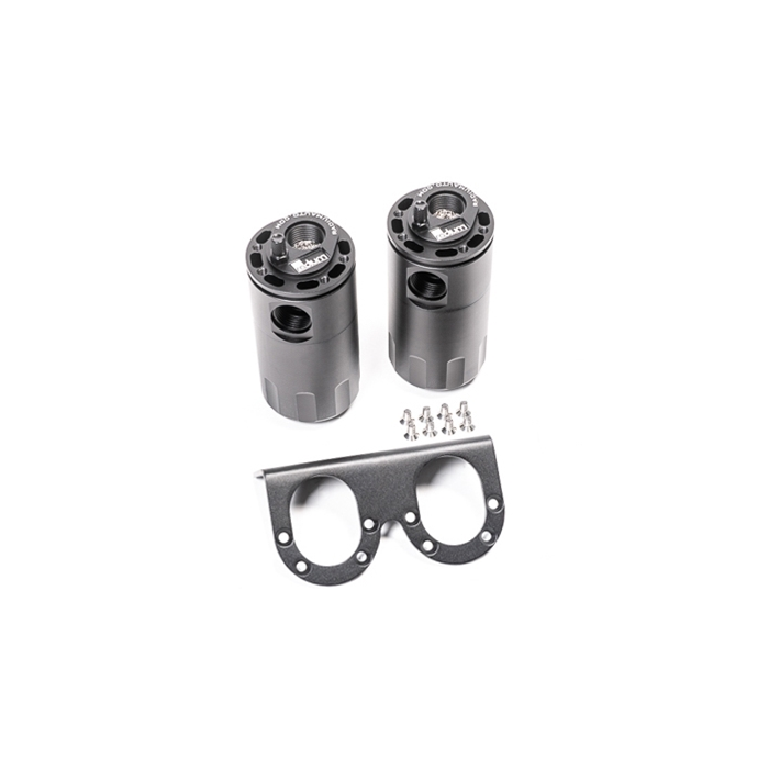 Radium Engineering Dual Universal Fluid Lock Catch Can Kit