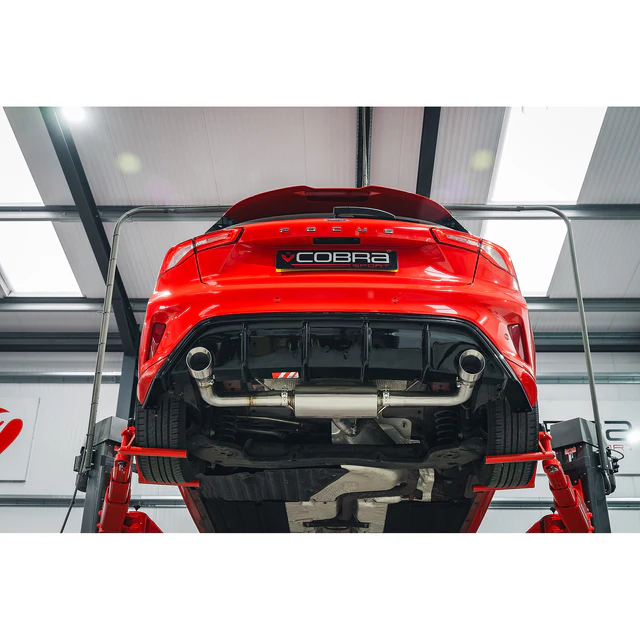 Cobra Sport Dual Exit 'ST Style' Rear Performance Exhaust - Ford Focus ST-Line 1.0L 125HP (Mk4)