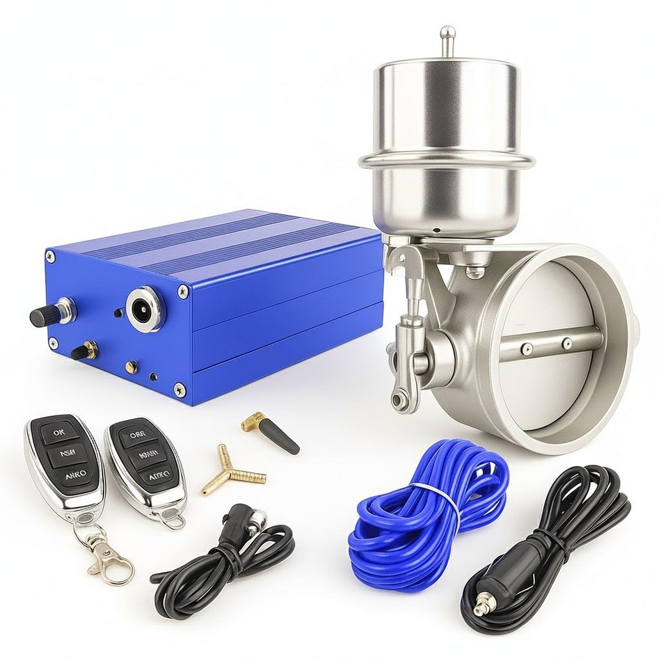 Pakoputken Läppämoottorisetti Alipaineohjattu 2,5-3"