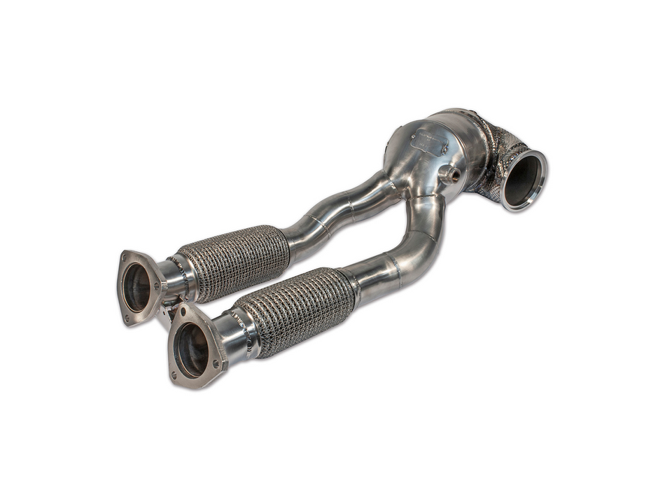 HJS ECE Downpipe - Audi RS3 8V, TTRS 8S Quattro 400HP